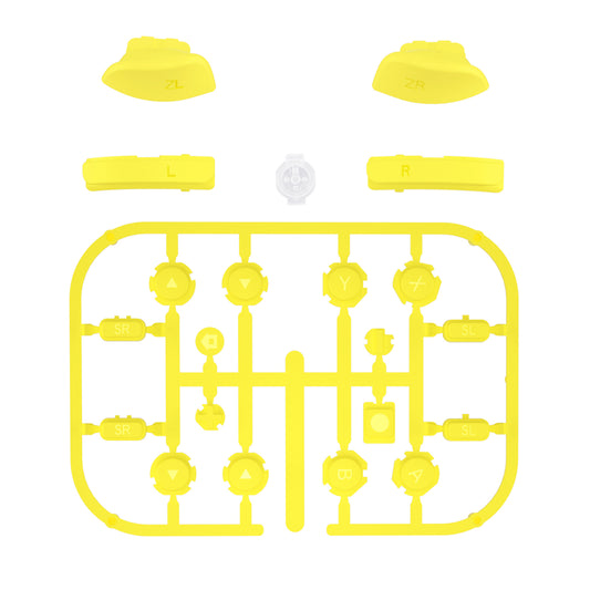 eXtremeRate Replacement Full Set Buttons for Joycon of NS Switch - Sunflower Yellow eXtremeRate