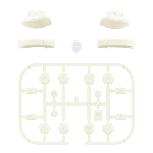 eXtremeRate Replacement Full Set Buttons for Joycon of NS Switch - Light Cream eXtremeRate