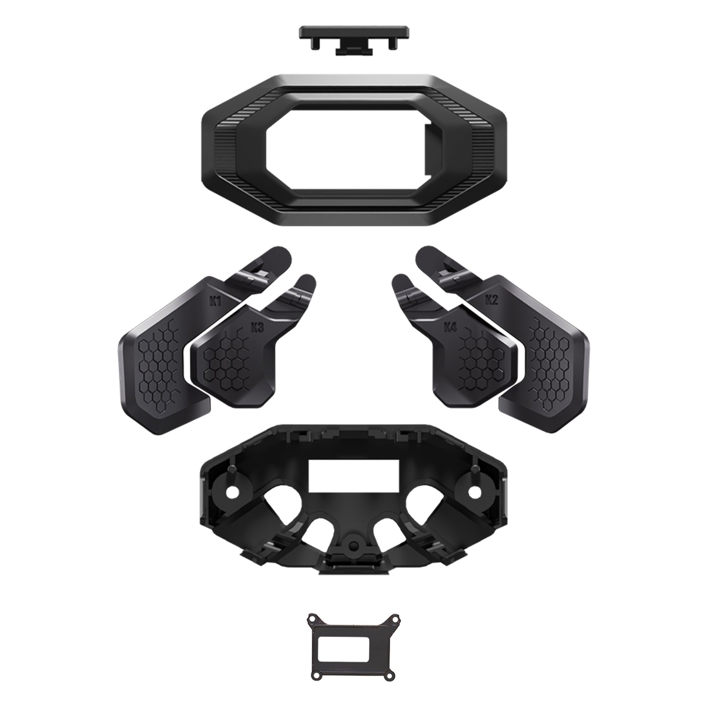 eXtremeRate Replacement K1 K2 K3 K4 Back Paddles for eXtremeRate BEYOND Back Paddles Kit, Compatible with PS5 Edge Controller - Black