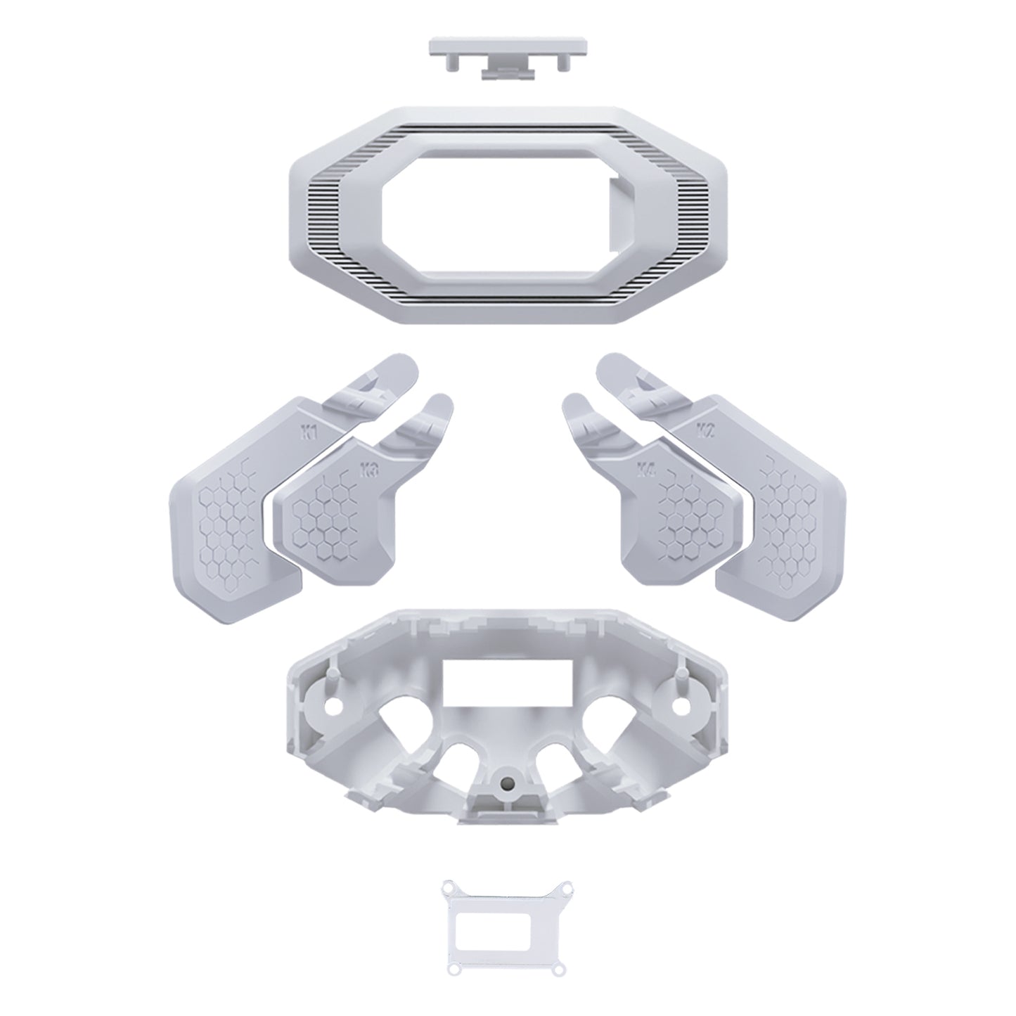 eXtremeRate Replacement K1 K2 K3 K4 Back Paddles for eXtremeRate BEYOND Back Paddles Kit, Compatible with PS5 Edge Controller - Solid White