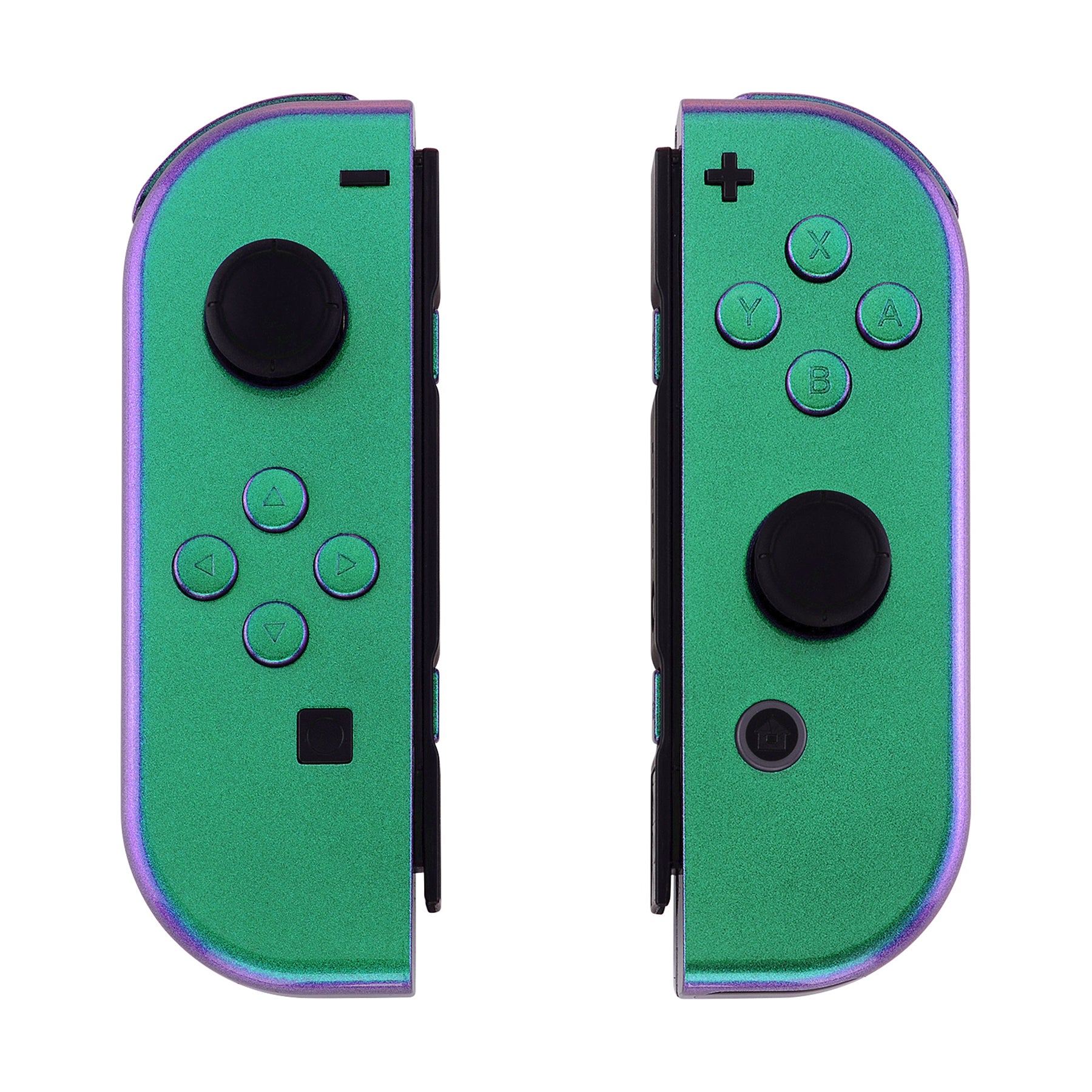 eXtremeRate Chameleon Green Purple for Joycon Handheld Controller