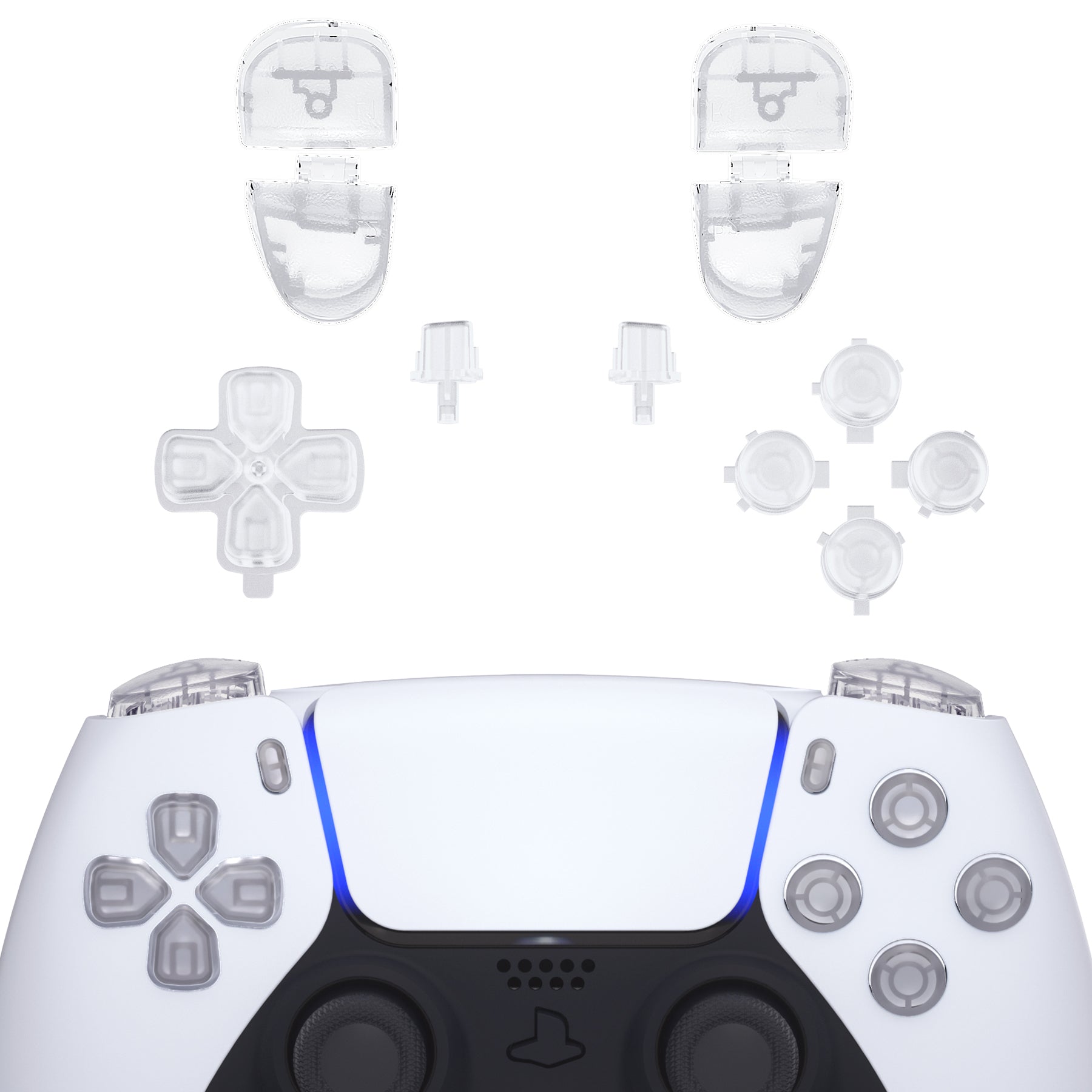 MMOBIEL 4 pièces L2 R2 Ressorts de bouton de déclenchement pour la manette DualSense CFI-ZCT1W de la PlayStation 5 PS5, avec (+) tournevis MMOBIEL 4 pièces L2 R2 Ressorts de bouton de déclenchement pour la manette DualSense CFI-ZCT1W de la PlayStation 5 PS5, avec (+) tournevis