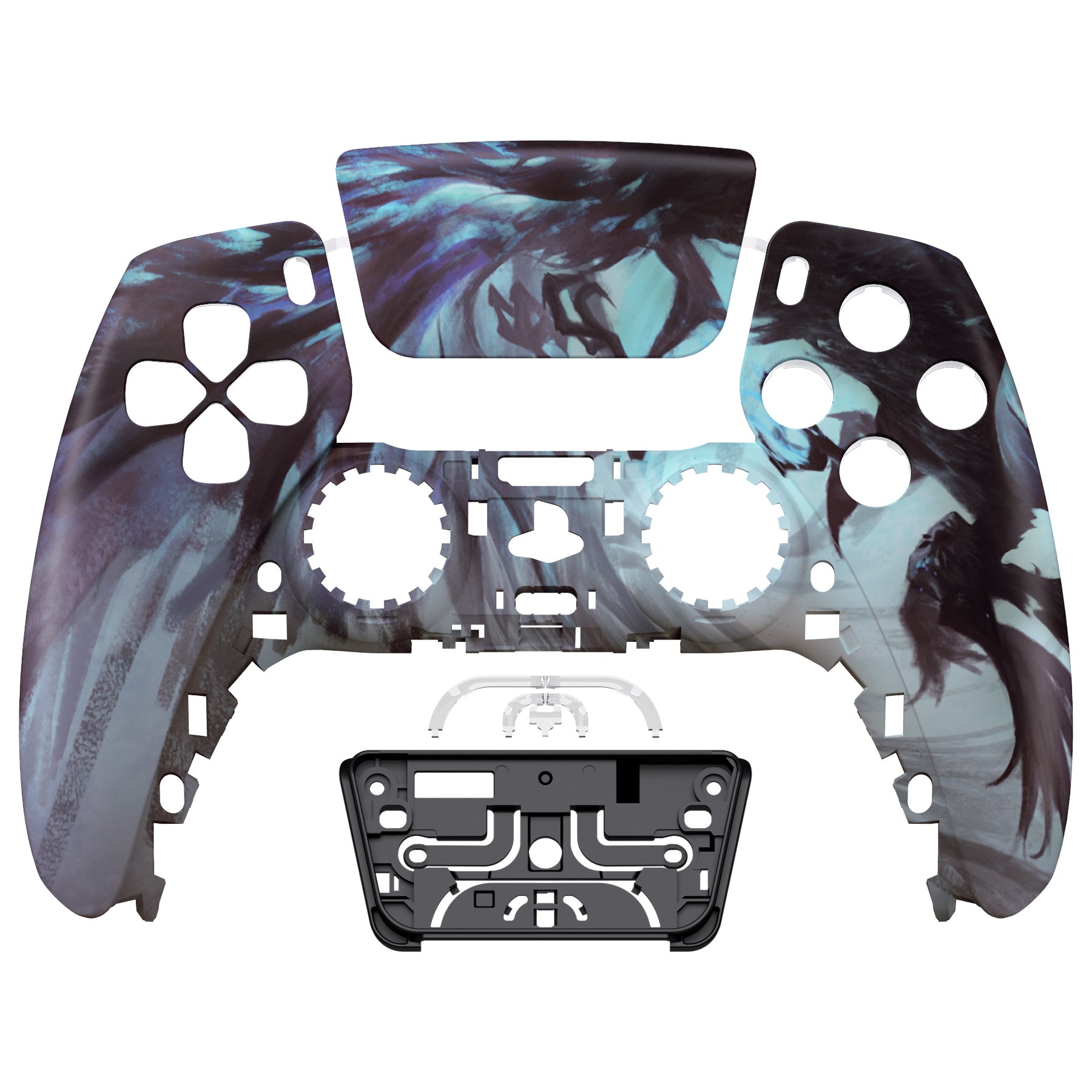 eXtremeRate Dragon Whisper Touchpad Front Housing Shell Compatible