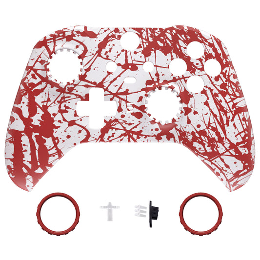 Replacement Front Housing Shell for Xbox One Elite Series 2 Controller - Blood Patterned - ELS211 eXtremeRate