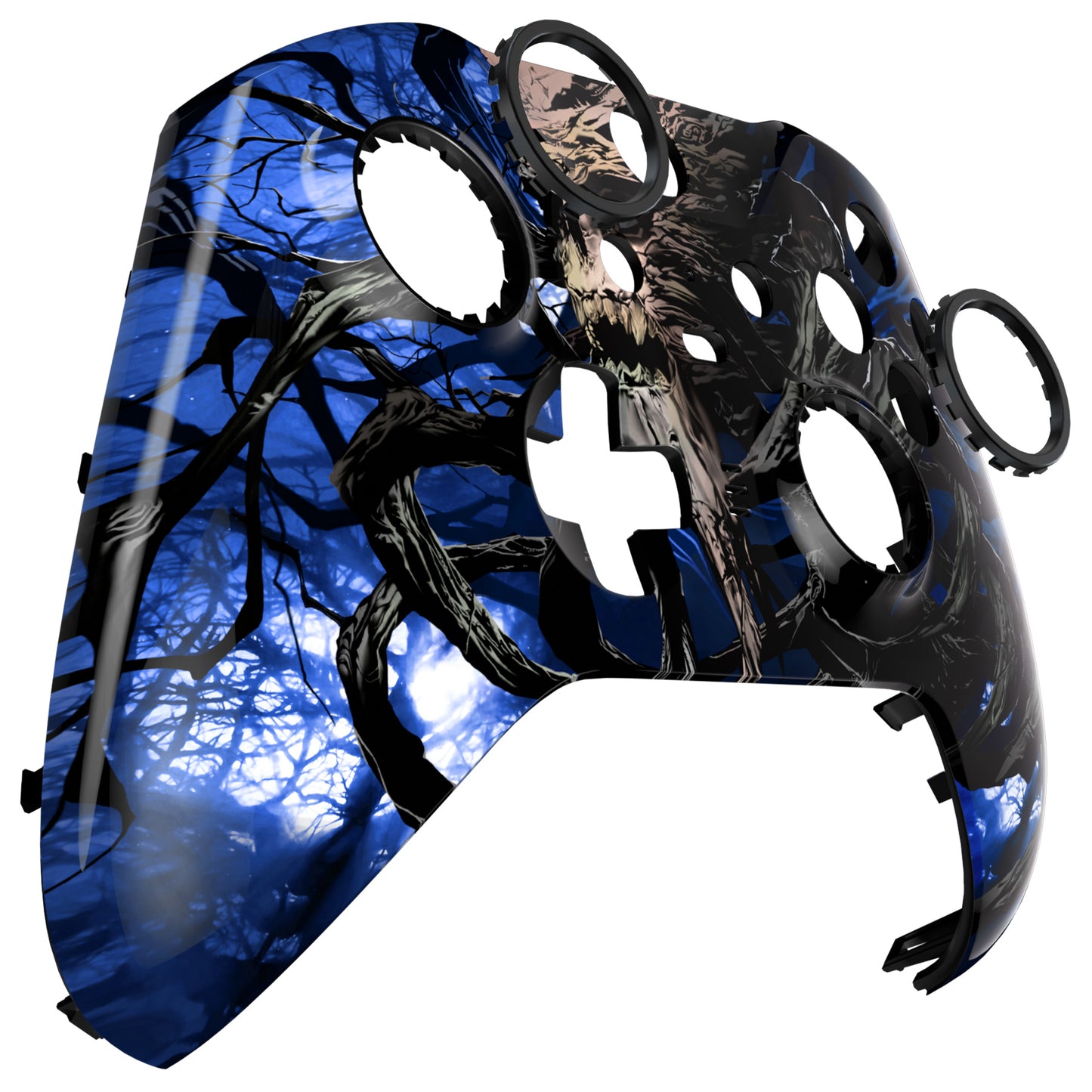 eXtremeRate Replacement Front Housing Shell Case with Accent Rings for Xbox One Elite Series 2 & Elite 2 Core Controller (Model 1797) - Glow in Dark - The Awakening of the Earth Lord