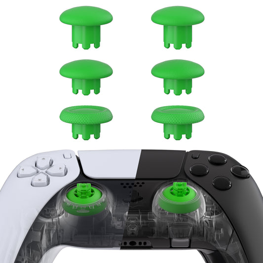 eXtremeRate EDGE Sticks Replacement Interchangeable Thumbsticks for PS5 & PS5 Edge & PS4 All Model Controllers - Green
