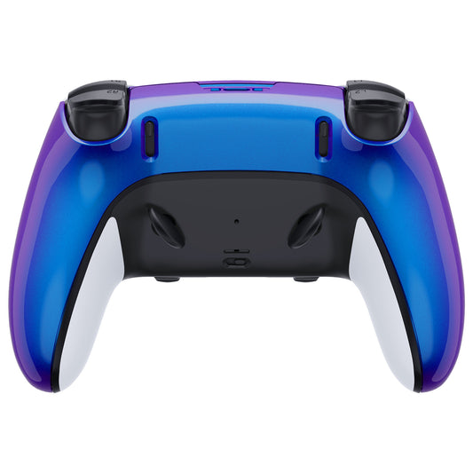 Replacement Back Housing Bottom Shell Compatible with PS5 Edge Controller - Chameleon Purple Blue eXtremeRate