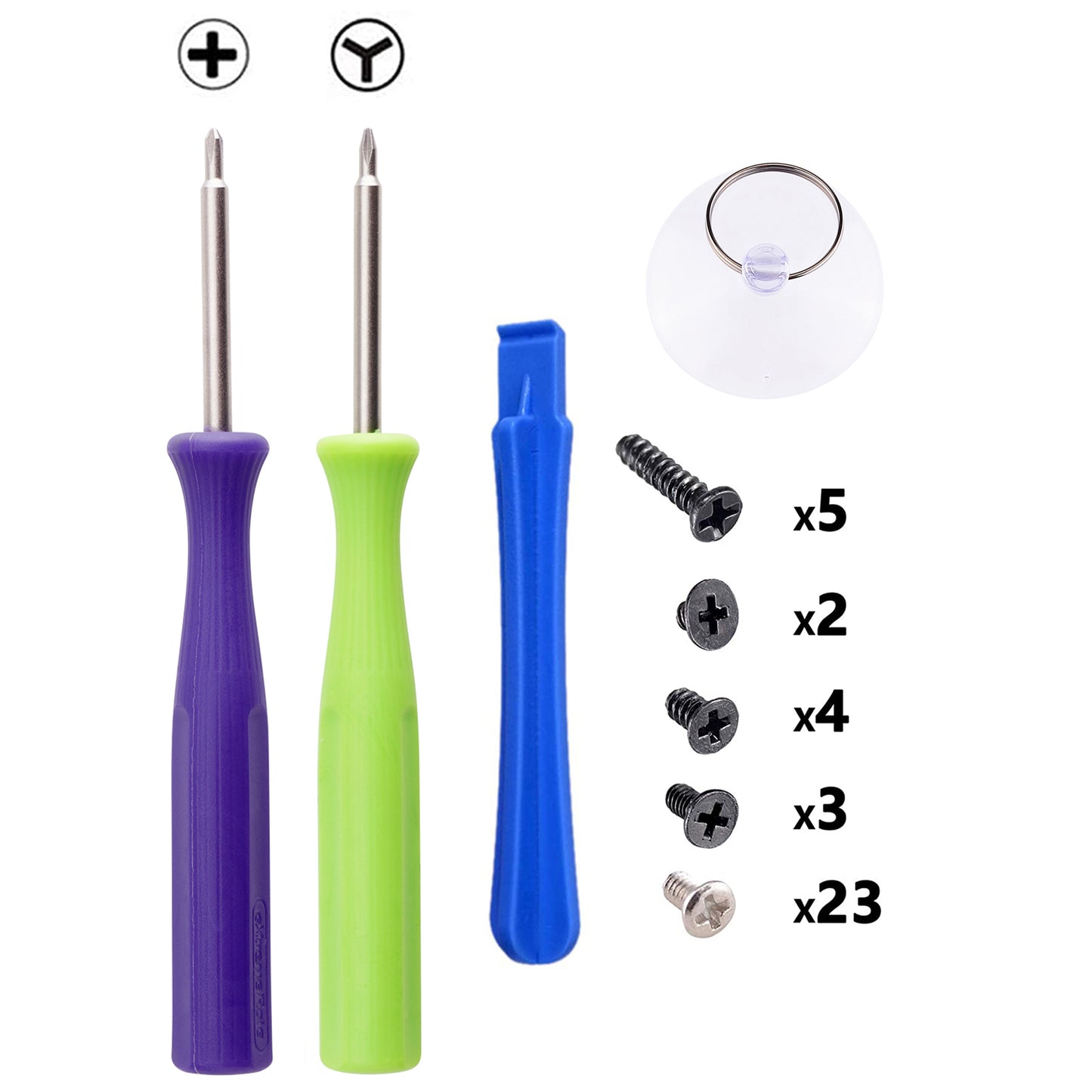 eXtremeRate DIY Replacement Housing Shell Front Frame with Volume Up Down Power Buttons for NS Switch Console - Chameleon Purple Blue