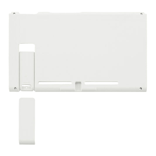 eXtremeRate Replacement Back Plate with Kickstand for Nintendo Switch Console - White