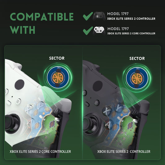 eXtremeRate ABXY Clicky Kit for Xbox Elite Series 2 & Elite 2 Core Controller (Model 1797) Controller eXtremeRate