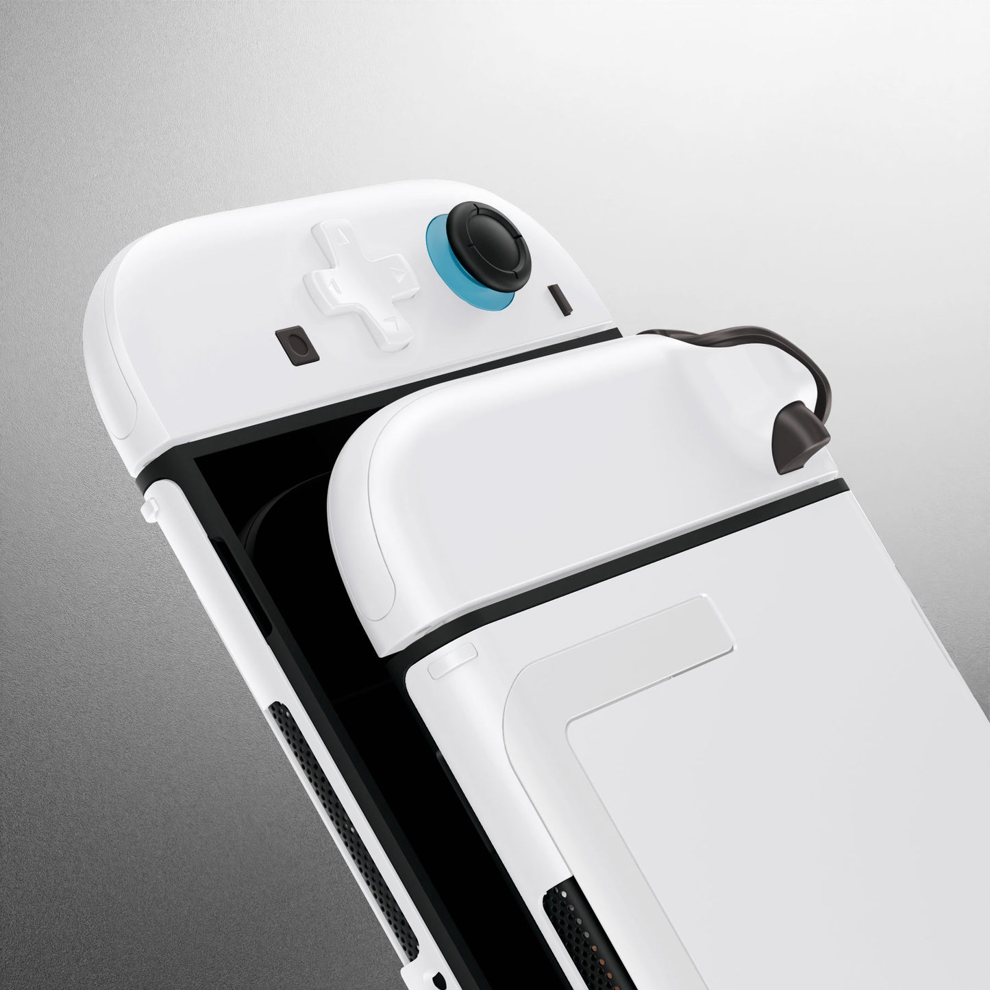 eXtremeRate D-Pad Version Replacement Full Set Shells with Buttons for Nintendo Switch 2 - Deluxe Version - White