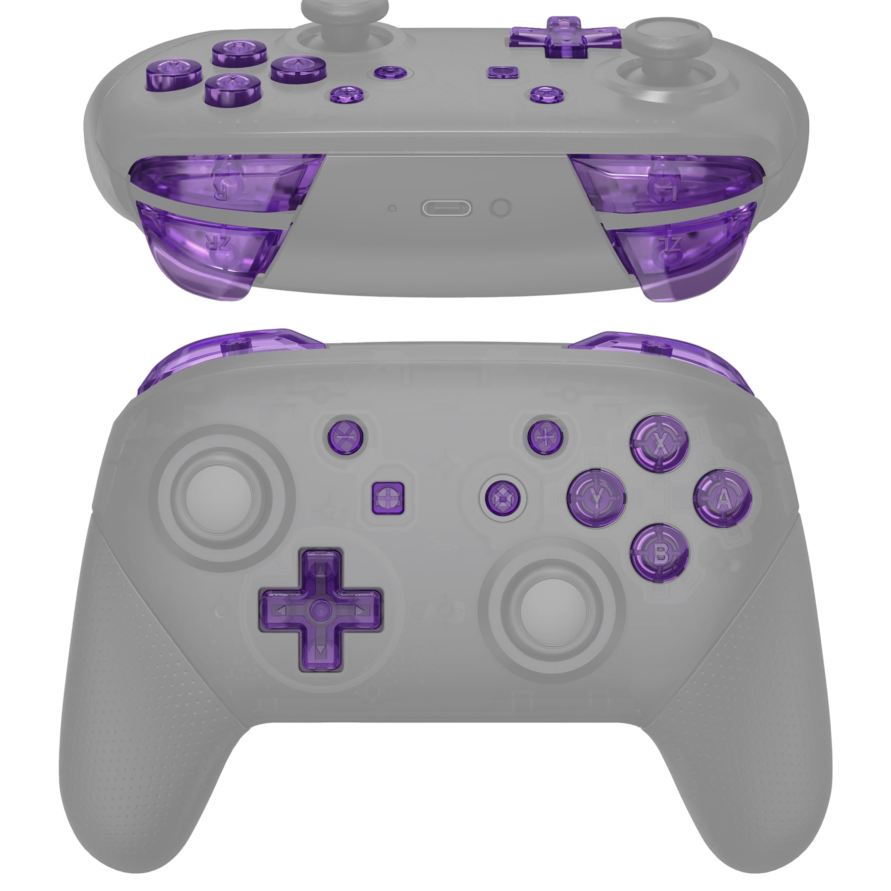 eXtremeRate Nintendo Switch Pro Controller DIY Replacement Full