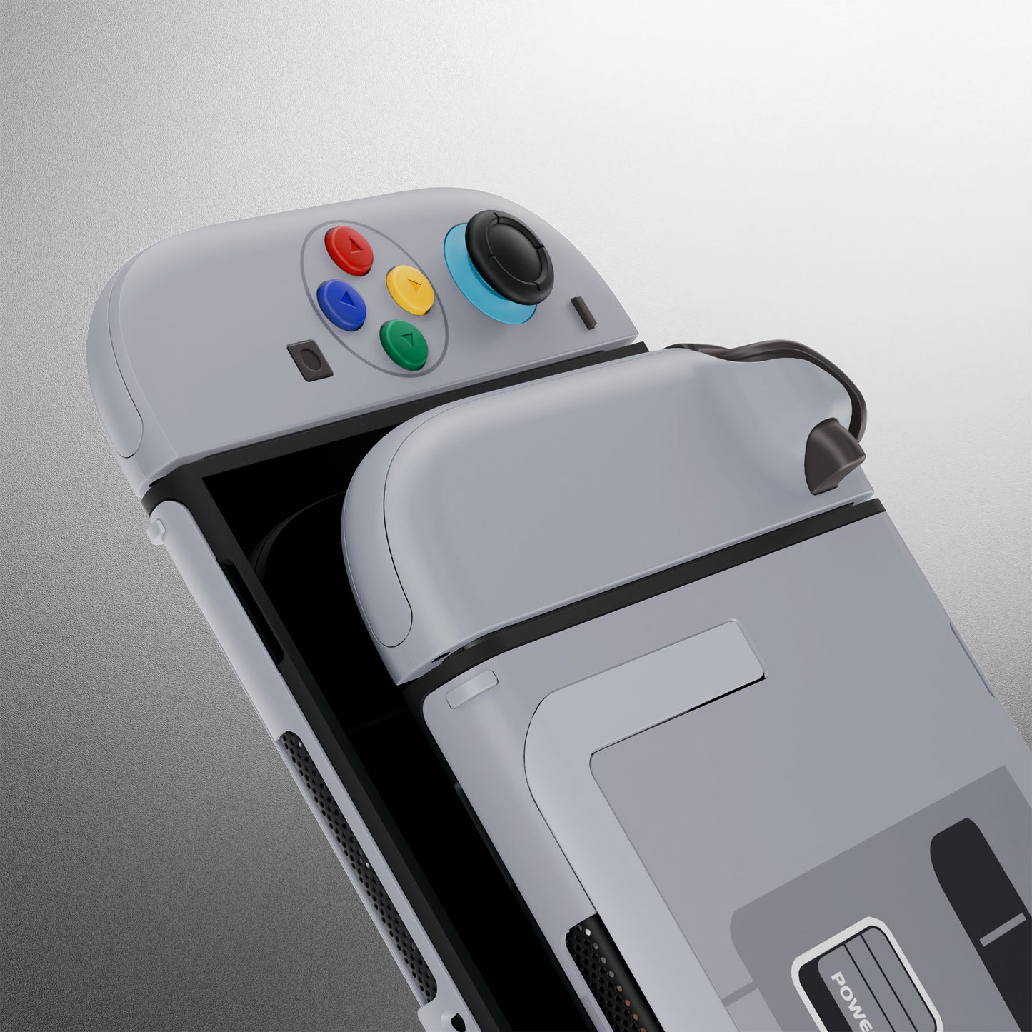 eXtremeRate DIY Replacement Full Set Shells with Buttons for Nintendo Switch 2 - Deluxe Version - SFC SNES Classic EU Style