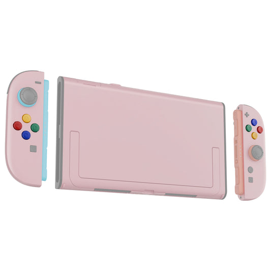 eXtremeRate DIY Replacement Full Set Shells with Buttons for Nintendo Switch 2 - Essence Version - Cherry Blossoms Pink