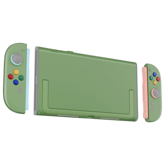 eXtremeRate DIY Replacement Full Set Shells with Buttons for Nintendo Switch 2 - Essence Version - Matcha Green