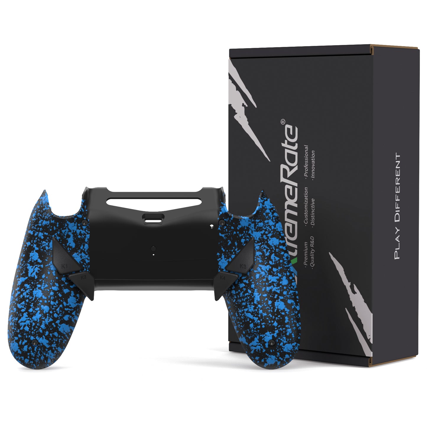 eXtremeRate Dawn Type-C Version Remap Kit for PS4 Slim Pro Controller JDM-040/050/055 - Textured Blue
