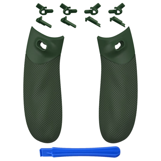 eXtremeRate FLEXOR Rubberized Side Rails Grips Trigger Stop Kit for Xbox Series X/S Controller & Xbox Core Controller - Deep Pine