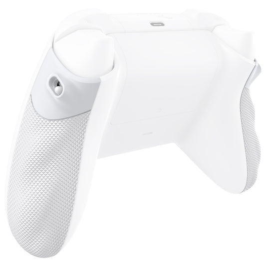 eXtremeRate FLEXOR Rubberized Side Rails Grips Trigger Stop Kit for Xbox Series X/S Controller & Xbox Core Controller - Frosted White