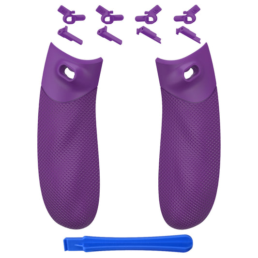 eXtremeRate FLEXOR Rubberized Side Rails Grips Trigger Stop Kit for Xbox Series X/S Controller & Xbox Core Controller - Mist Purple