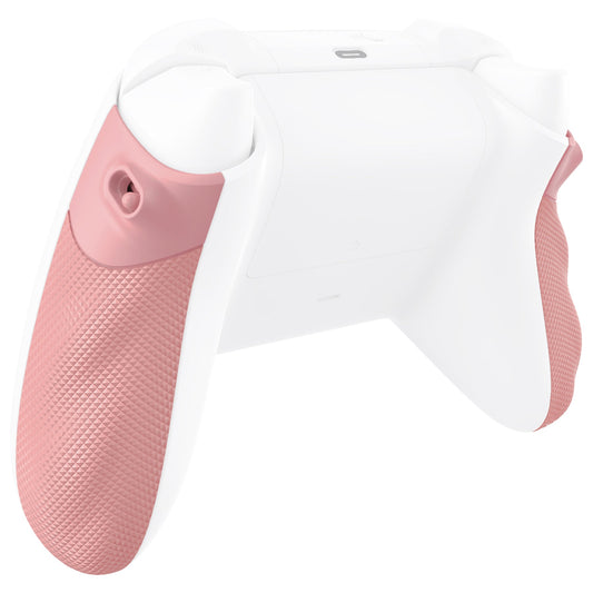 eXtremeRate FLEXOR Rubberized Side Rails Grips Trigger Stop Kit for Xbox Series X/S Controller & Xbox Core Controller - Pale Red eXtremeRate