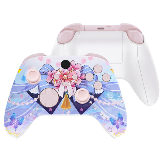 eXtremeRate Full Set Housing Shell Case with Buttons for Xbox Series X & S Controller - Cryo Impact eXtremeRate