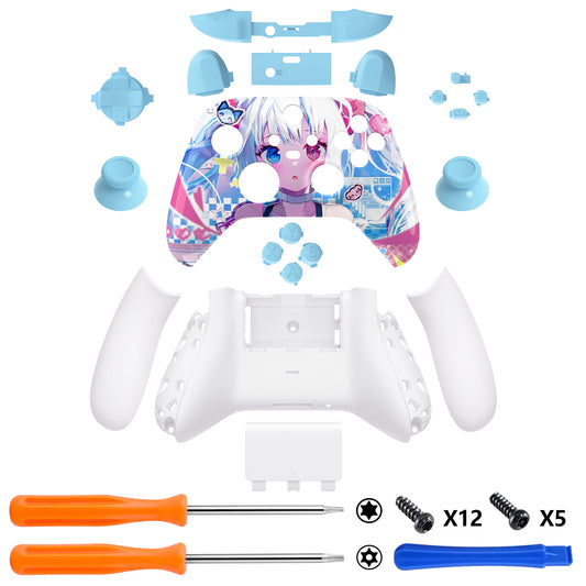 eXtremeRate Full Set Housing Shell Case with Buttons for Xbox Series X & S Controller - MeWoow