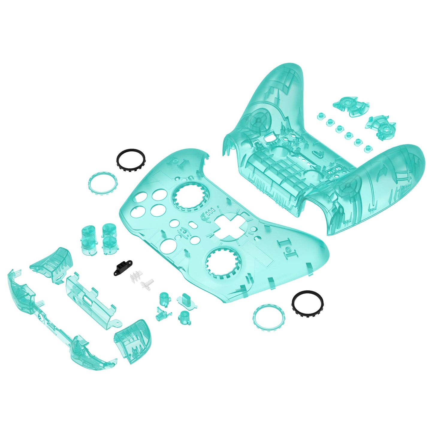 eXtremeRate Full Set Shell with Buttons for Xbox One Elite Series 2 & Elite 2 Core Controller (Model 1797) - Emerald Green eXtremeRate