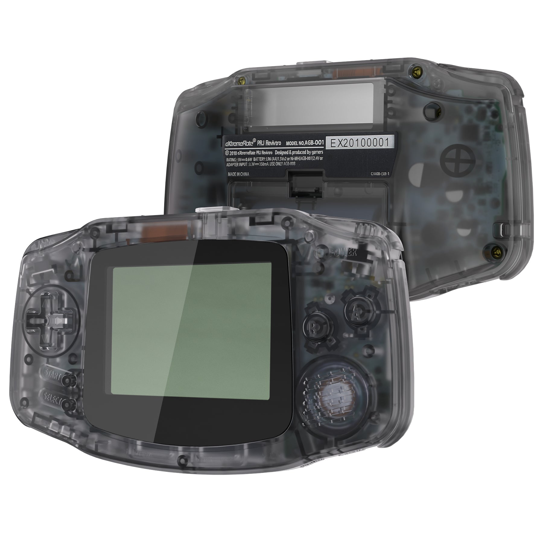eXtremeRate IPS Ready Upgraded GBA Replacement Full Set Shells