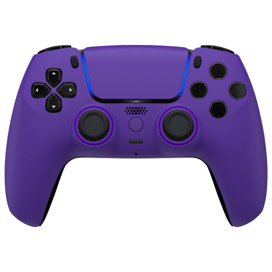 eXtremeRate LUNA Redesigned Replacement Front Shell with Touchpad Compatible with PS5 Controller BDM-010/020/030/040/050 - Purple