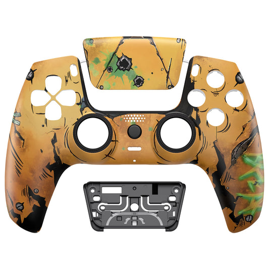 eXtremeRate LUNA Redesigned Replacement Front Shell with Touchpad Compatible with PS5 Controller BDM-010/020/030/040/050 - Waste Land eXtremeRate