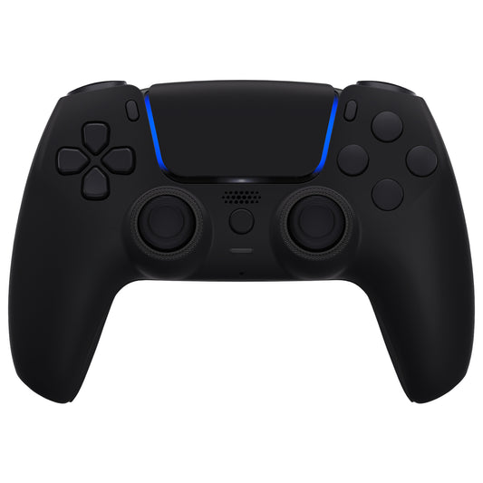 eXtremeRate LUNA Redesigned Replacement Full Set Shells with Buttons Compatible with PS5 Controller BDM-030/040/050/060 - Black