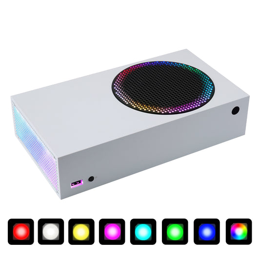 eXtremeRate RGB LED Light Strip Kit for Xbox Series S Console with IR Remote - 7 Colors 39 Effects