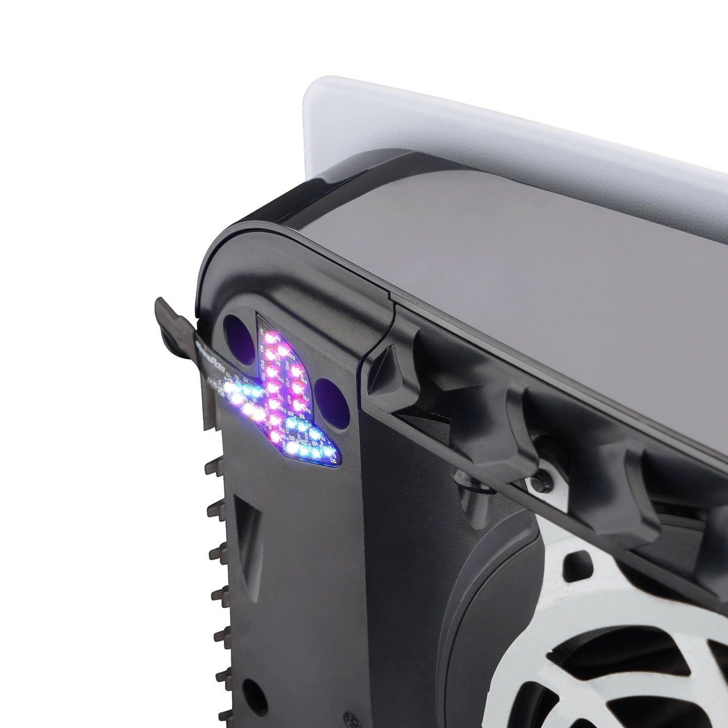 eXtremeRate RGB RAINBOW Logo LED Kit for PS5 Disc & Digital Edition Console (2020 CFI-1 Series) - 7 Colors 40 Effects eXtremeRate