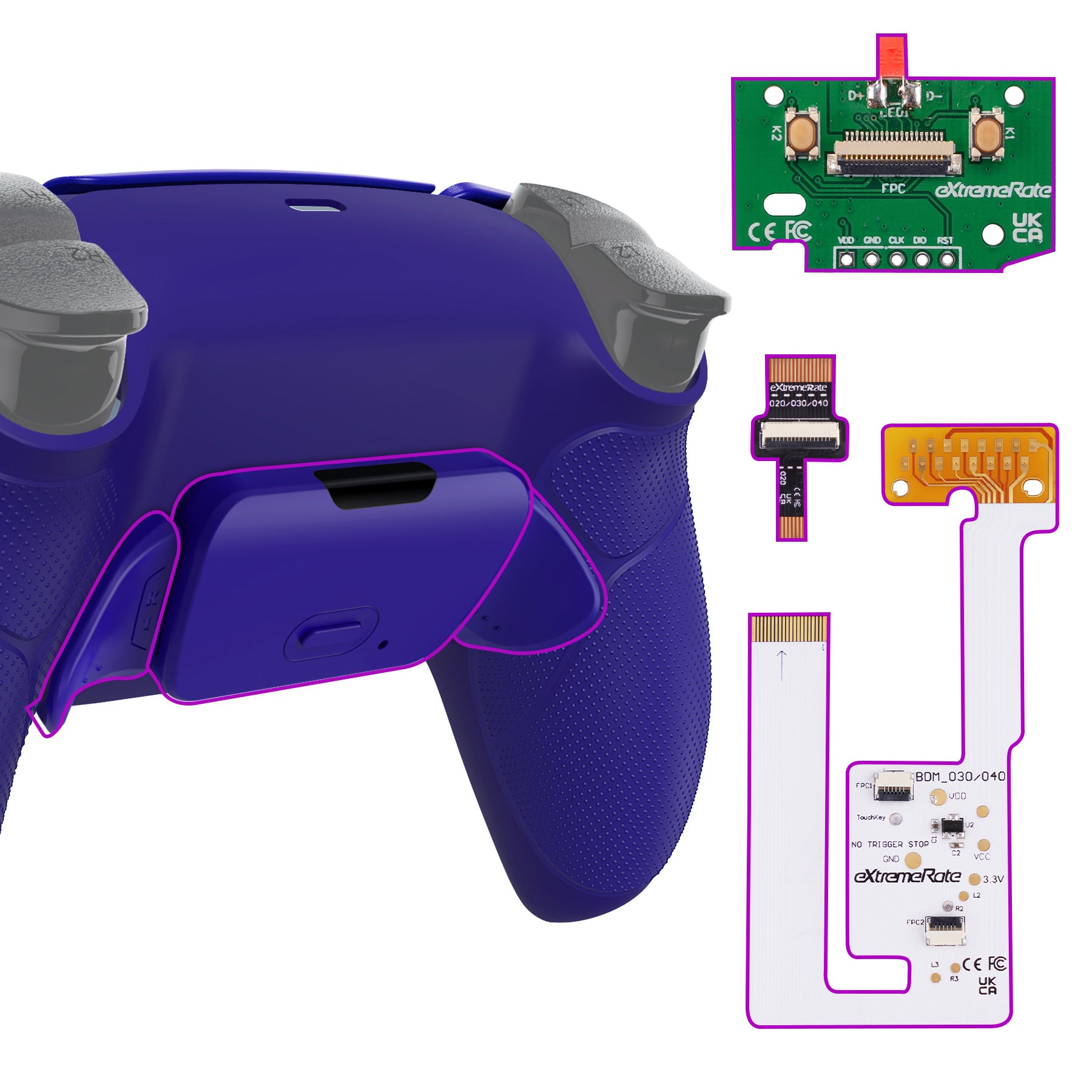 eXtremeRate Remappable RISE V3 Remap Kit for PS5 Controller BDM 