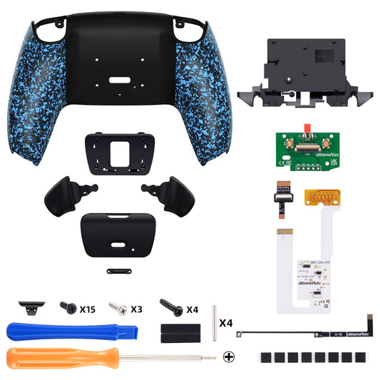 eXtremeRate Remappable RISE V4 Remap Kit for PS5 Controller BDM-030/040/050/060 - Textured Blue