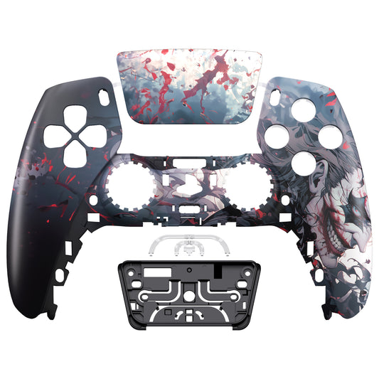 eXtremeRate Replacement Front Housing Shell with Touchpad Compatible with PS5 Controller BDM-010/020/030/040/050 - Killing Clown