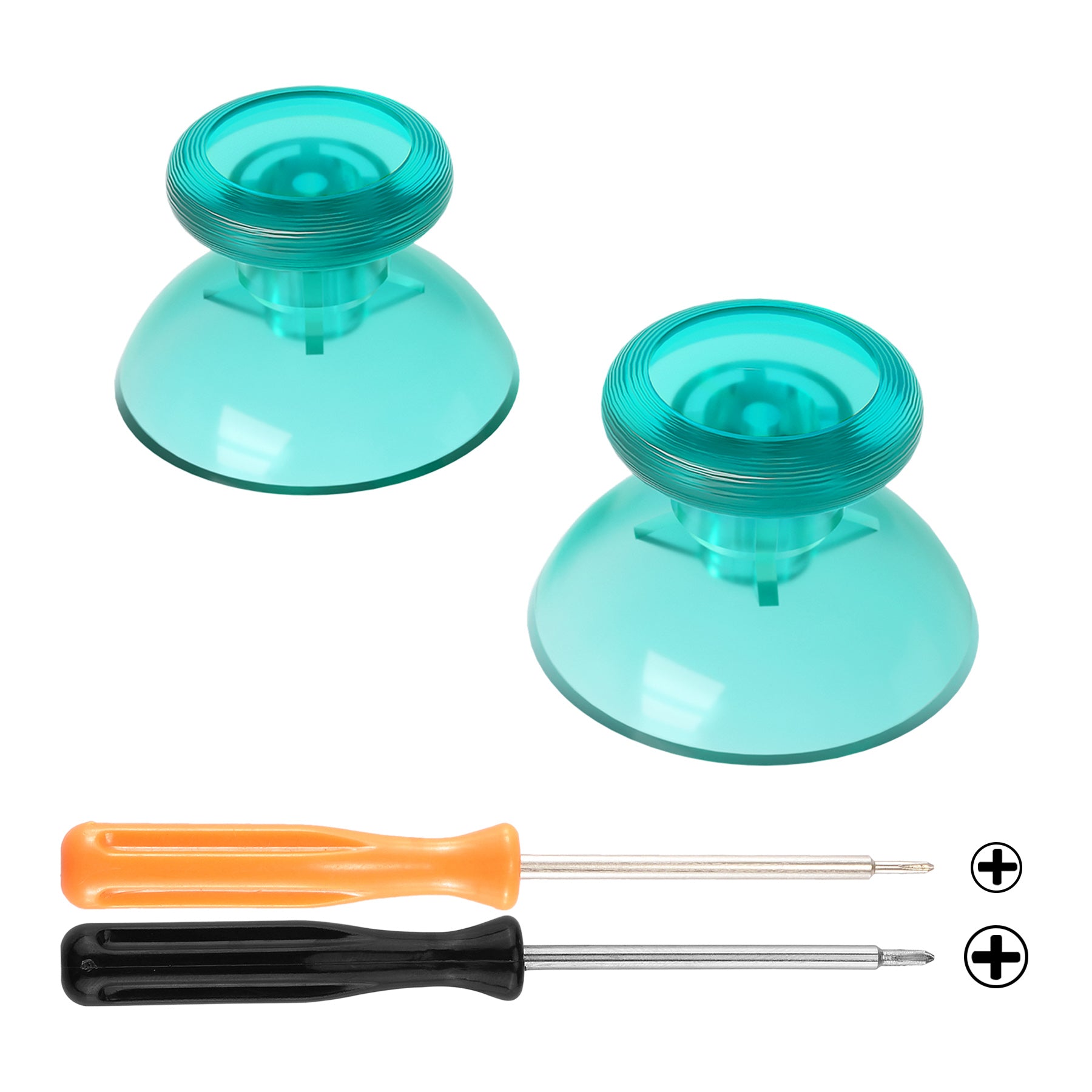eXtremeRate Emerald Green Replacement 3D Joystick Thumbsticks