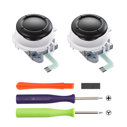 eXtremeRate Replacement Anti-Drift 3D Joystick for Nintendo Switch 2 Joycon - White