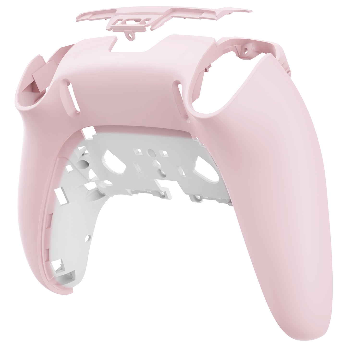 eXtremeRate Replacement Back Housing Bottom Shell Compatible with PS5 Edge Controller - Cherry Blossoms Pink