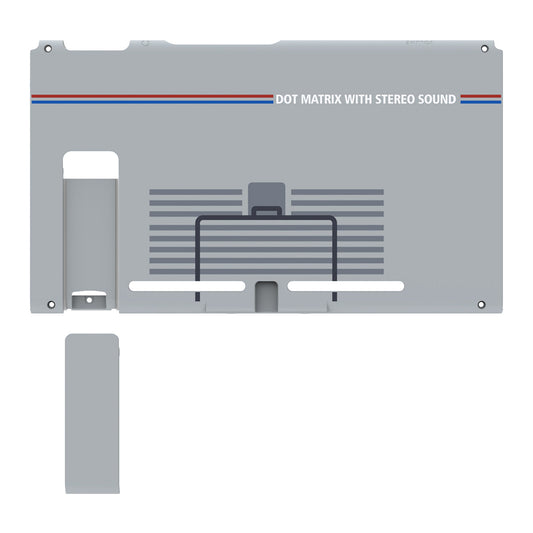 eXtremeRate Replacement Back Plate with Kickstand for Nintendo Switch Console - Classic 1989 GB DMG-01 eXtremeRate