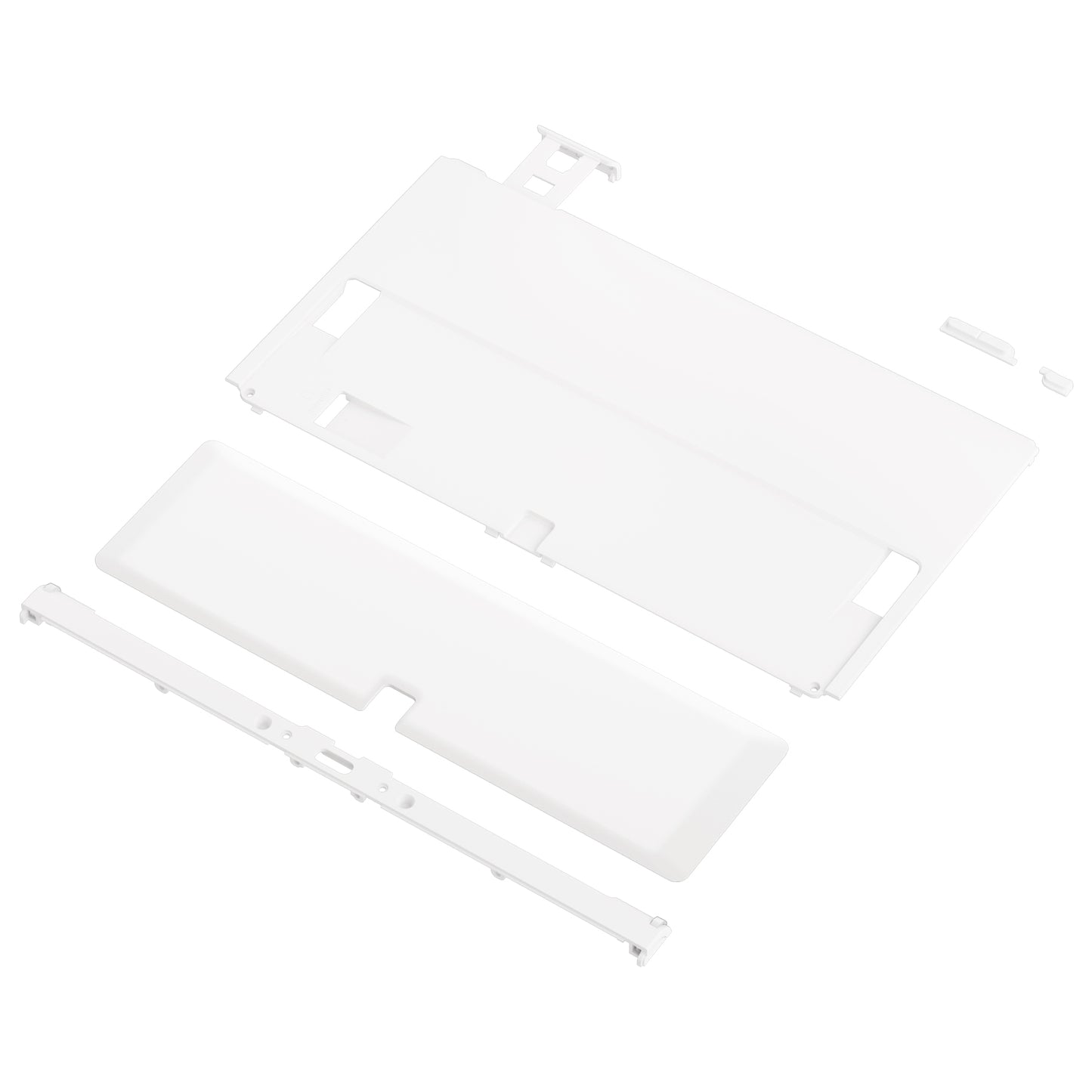 eXtremeRate Replacement Back Plate with Kickstand for Nintendo Switch OLED - White