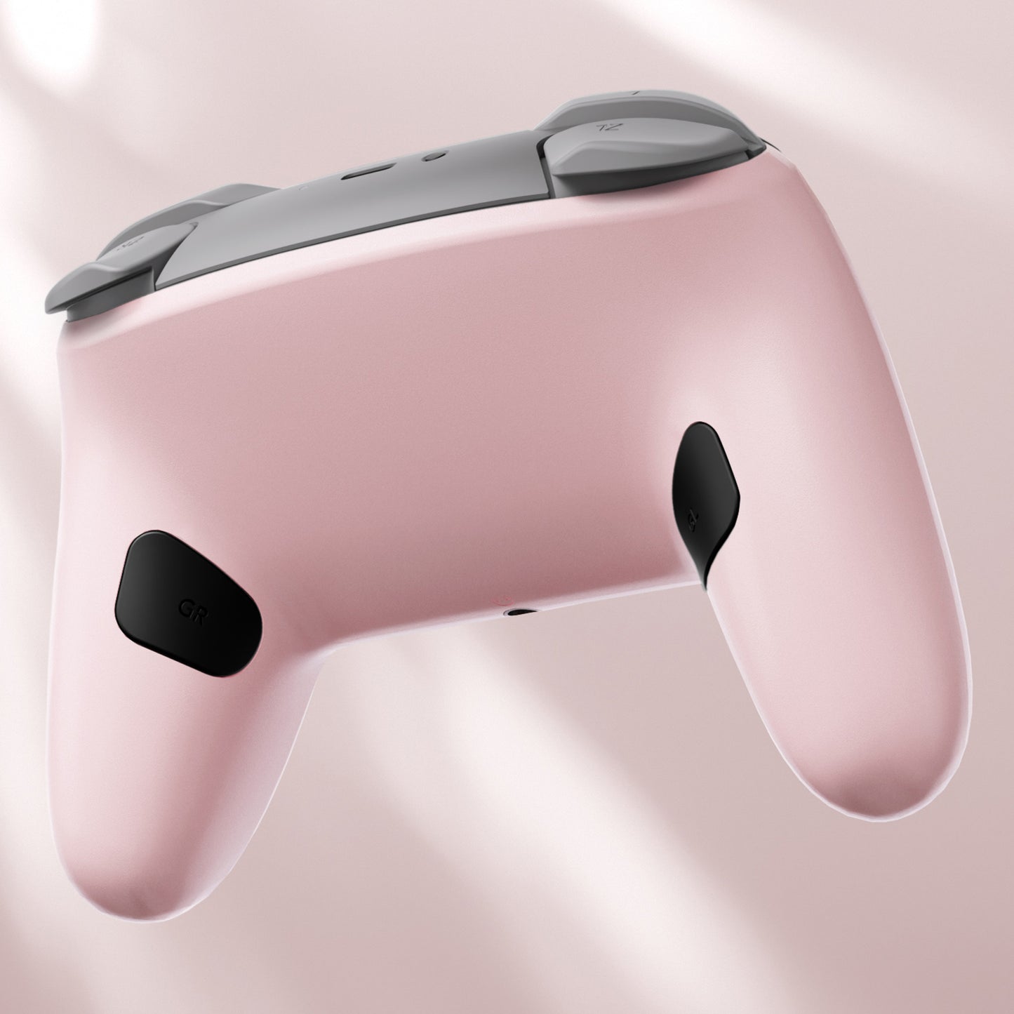 eXtremeRate Replacement Bottom Shell for Nintendo Switch 2 Pro Controller - Cherry Blossoms Pink