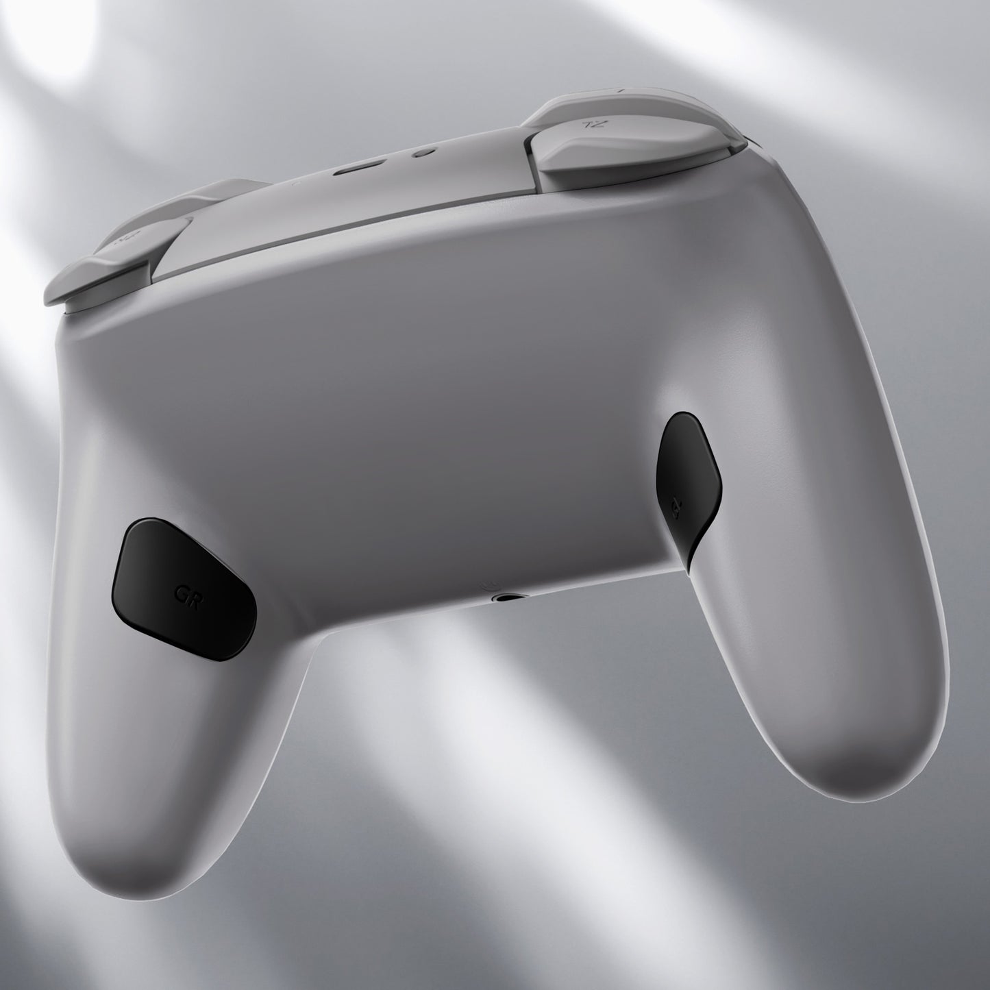 eXtremeRate Replacement Bottom Shell for Nintendo Switch 2 Pro Controller - New Hope Gray