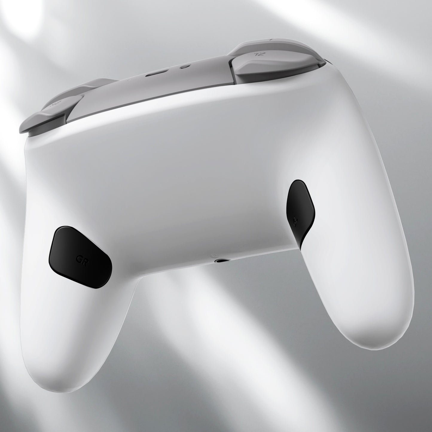 eXtremeRate Replacement Bottom Shell for Nintendo Switch 2 Pro Controller - White