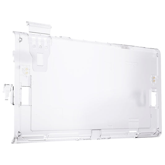 eXtremeRate Replacement DIY Rear Back Plate for Nintendo Switch 2 Handheld Console (Without Kickstand) - Clear