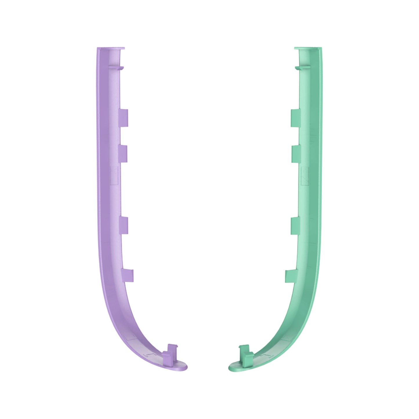 eXtremeRate Replacement Decorative Strips for Joycon 2 of Nintendo Switch 2 - Purple & Green