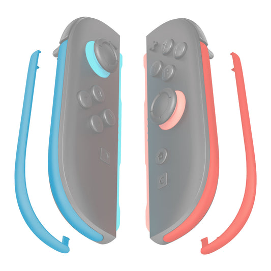 eXtremeRate Replacement Decorative Strips for Joycon 2 of Nintendo Switch 2 - Blue & Orange