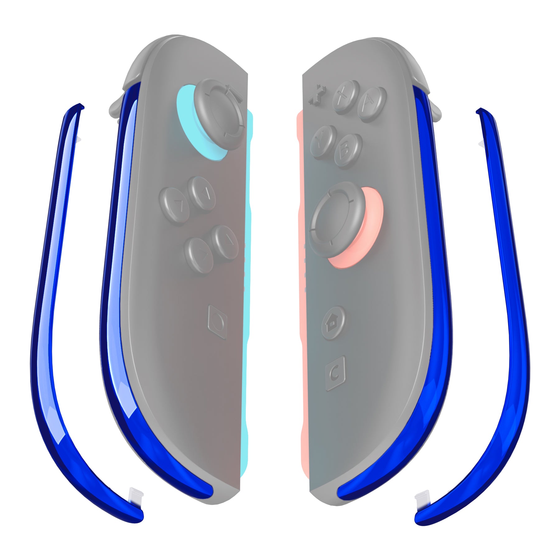 eXtremeRate Replacement Decorative Strips for Joycon 2 of Nintendo