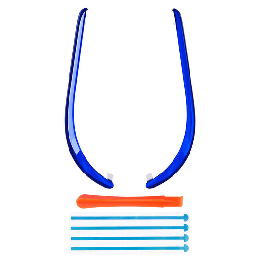 eXtremeRate Replacement Decorative Strips for Joycon 2 of Nintendo Switch 2 - Chrome Blue