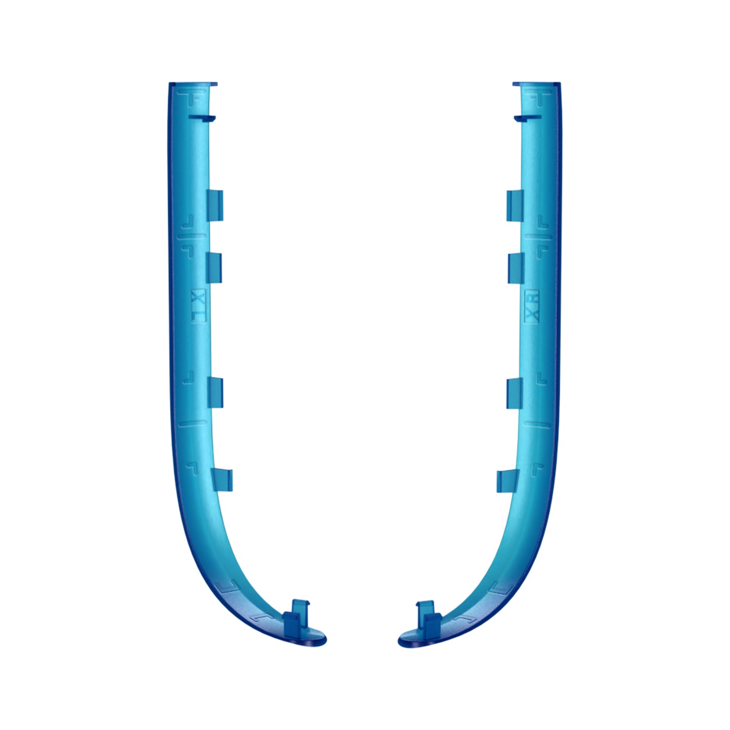 eXtremeRate Replacement Decorative Strips for Joycon 2 of Nintendo Switch 2 - Clear Blue